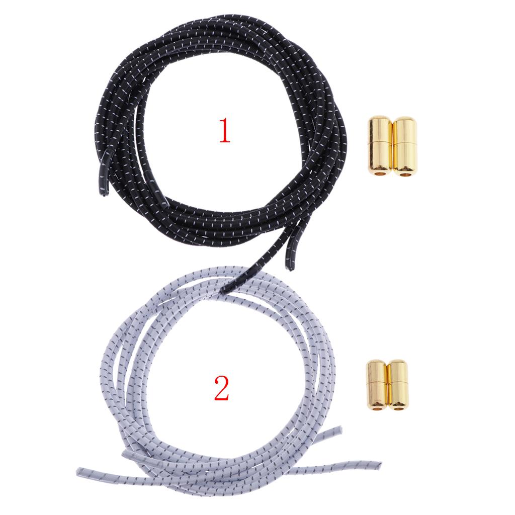 No Tie Shoelaces for Kids and Adults, Elastic Nylon No Tie Laces for Sneaker Shoes
