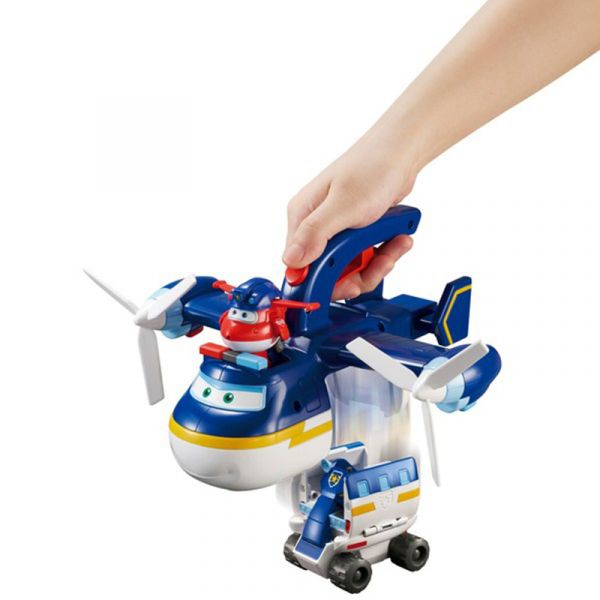 Đồ chơi mô hình SUPERWINGS Biệt đội siêu xe cảnh sát 2 trong 1 EU740834