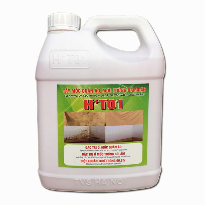 Tẩy mốc HT01 (Tẩy mốc quần áo, mốc tường đậm đặc H+T01-1,8L)