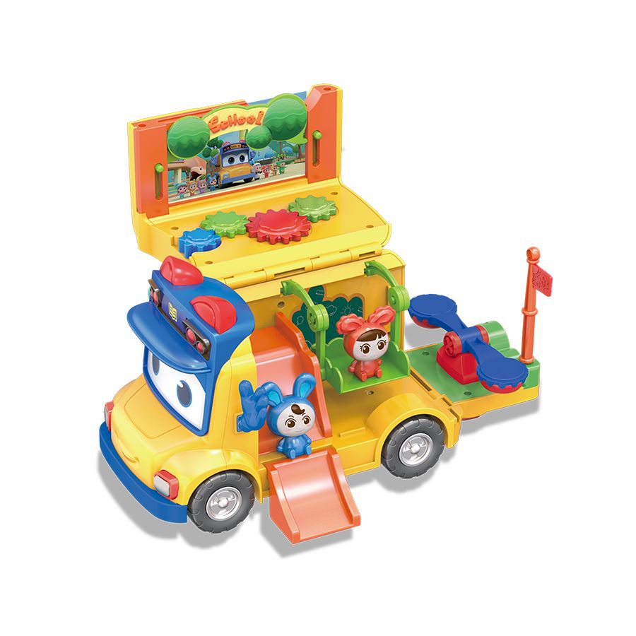 Đồ Chơi GOGOBUS Bộ Playset Xe Buýt Đến Trường Gogo Bus YS3023A