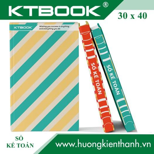 Sổ ghi chép Kế Toán bìa cứng giấy in caro cao cấp size 30 x 40 cm Khổ Lớn mã 400