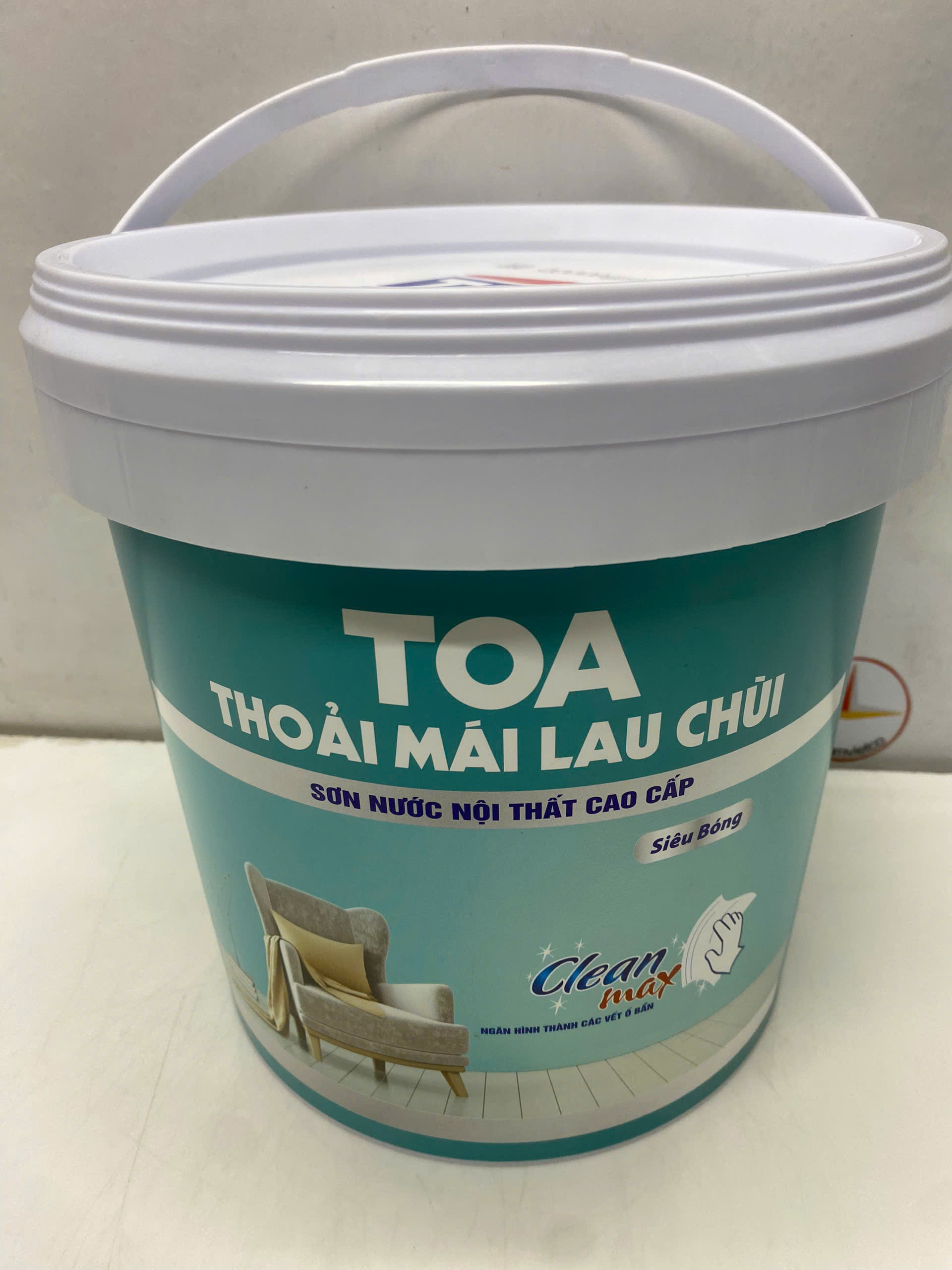 Sơn nước Toa thoải mái lau chùi siêu bóng màu xanh da trời 7411 _5L