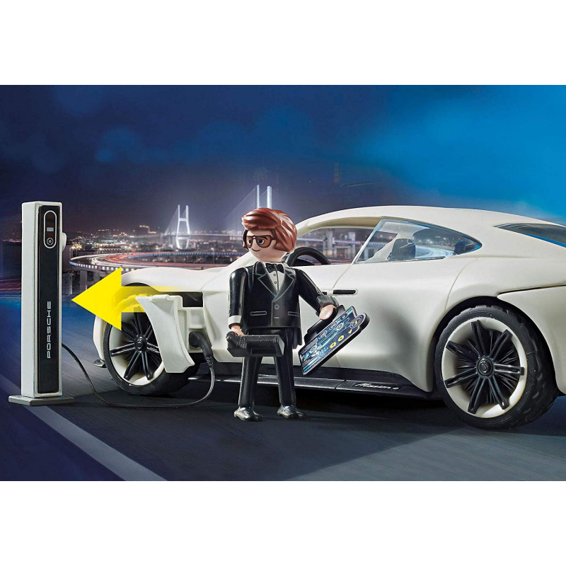 Đồ chơi Xe điều khiển từ xa Playmobil Porsche Mission E của Rex Dasher