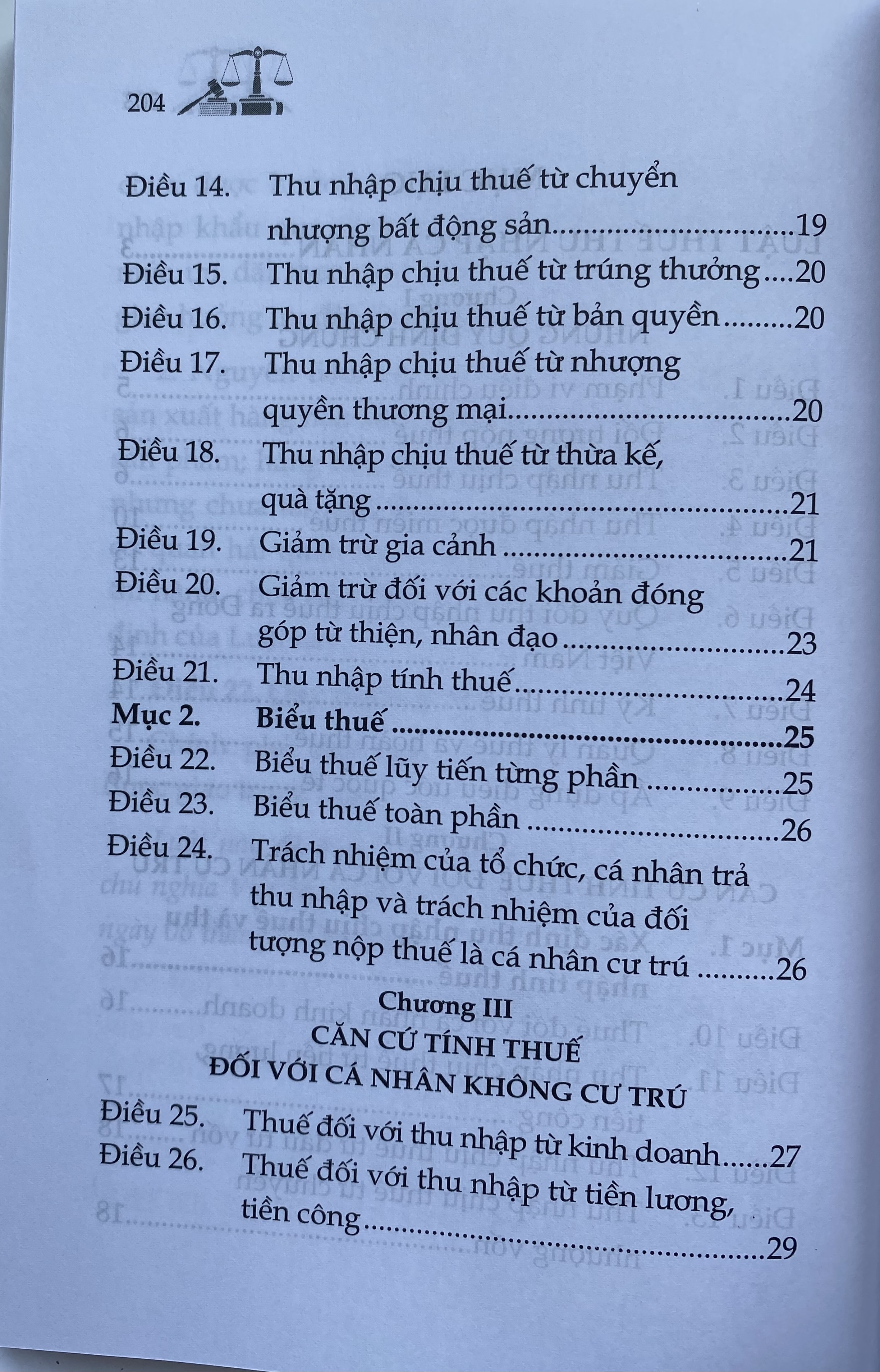 Luật về Thuế -Luật Thuế Thu Nhập Cá Nhân, Luật Thuế Thu Nhập Doanh Nghiệp, Luật Thuế Giá Trị Gia Tăng, Luật Thuế Tiêu Thụ Đặc Biệt, Các Văn Bản Hướng Dẫn Thi Hành