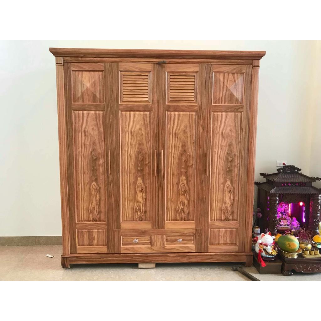 Tủ Quần Áo Gỗ Hương Xám Cao Cấp
