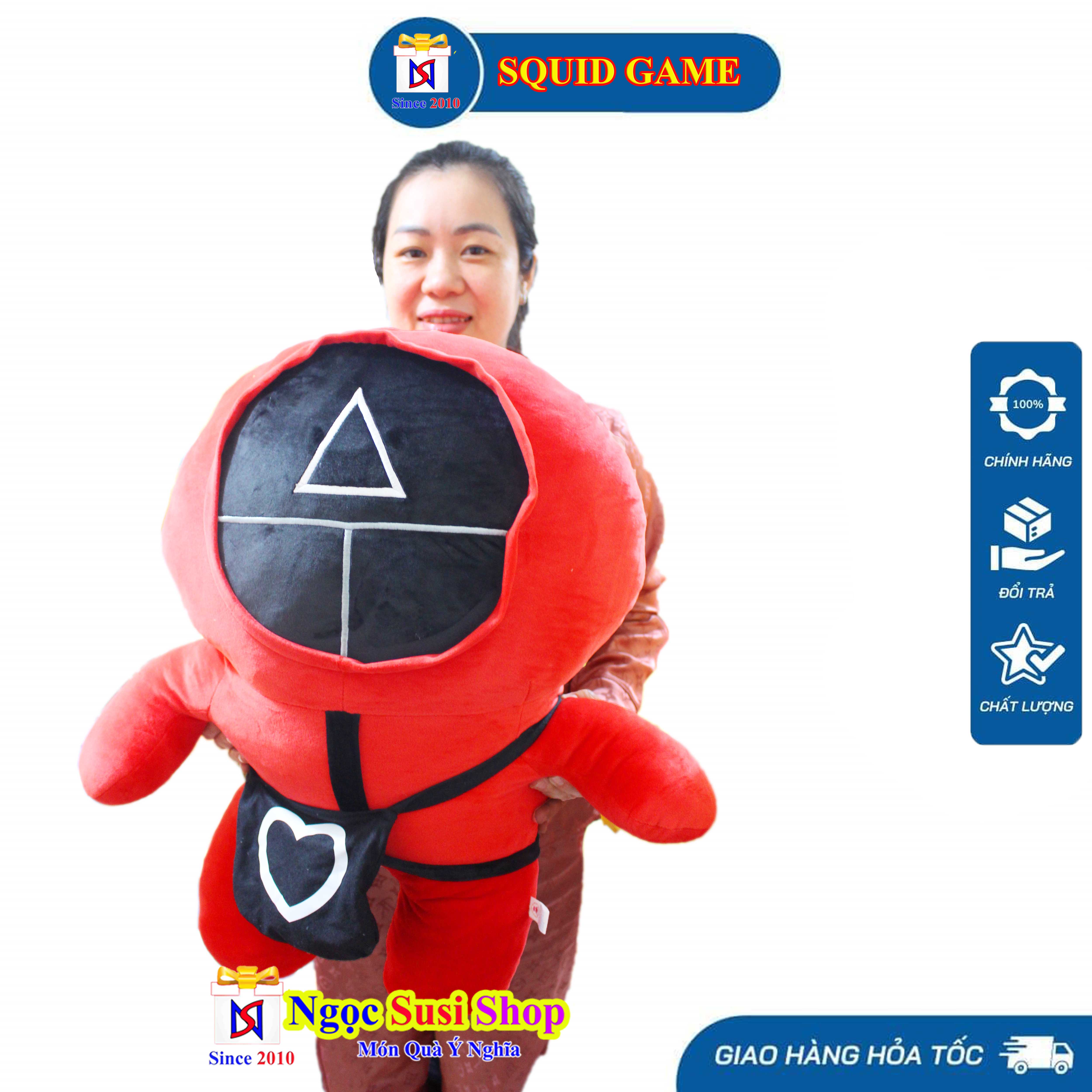 THÚ BÔNG SQUID GAME TRÒ CHƠI CON MỰC KHỔNG LỒ RẤT HOT