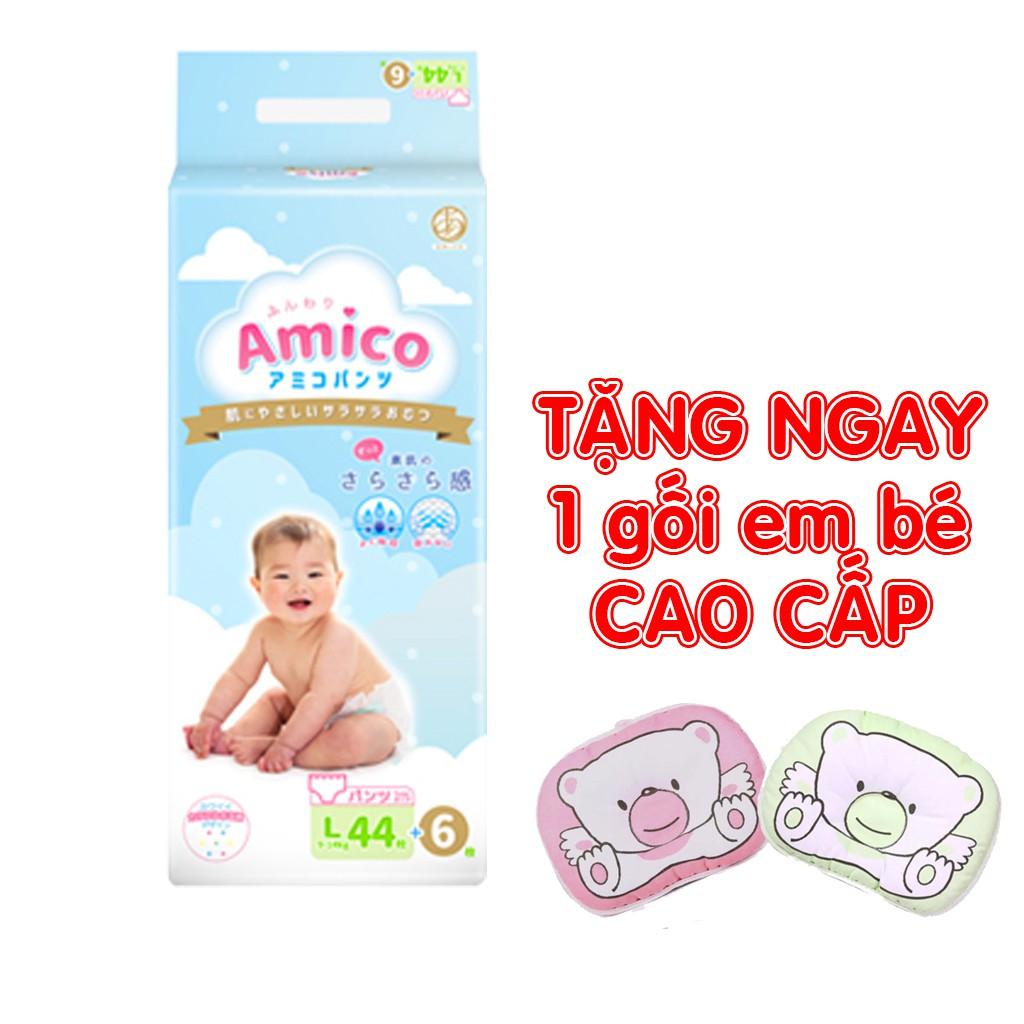 Bỉm - Tã quần Amico size L 44 + 6 miếng