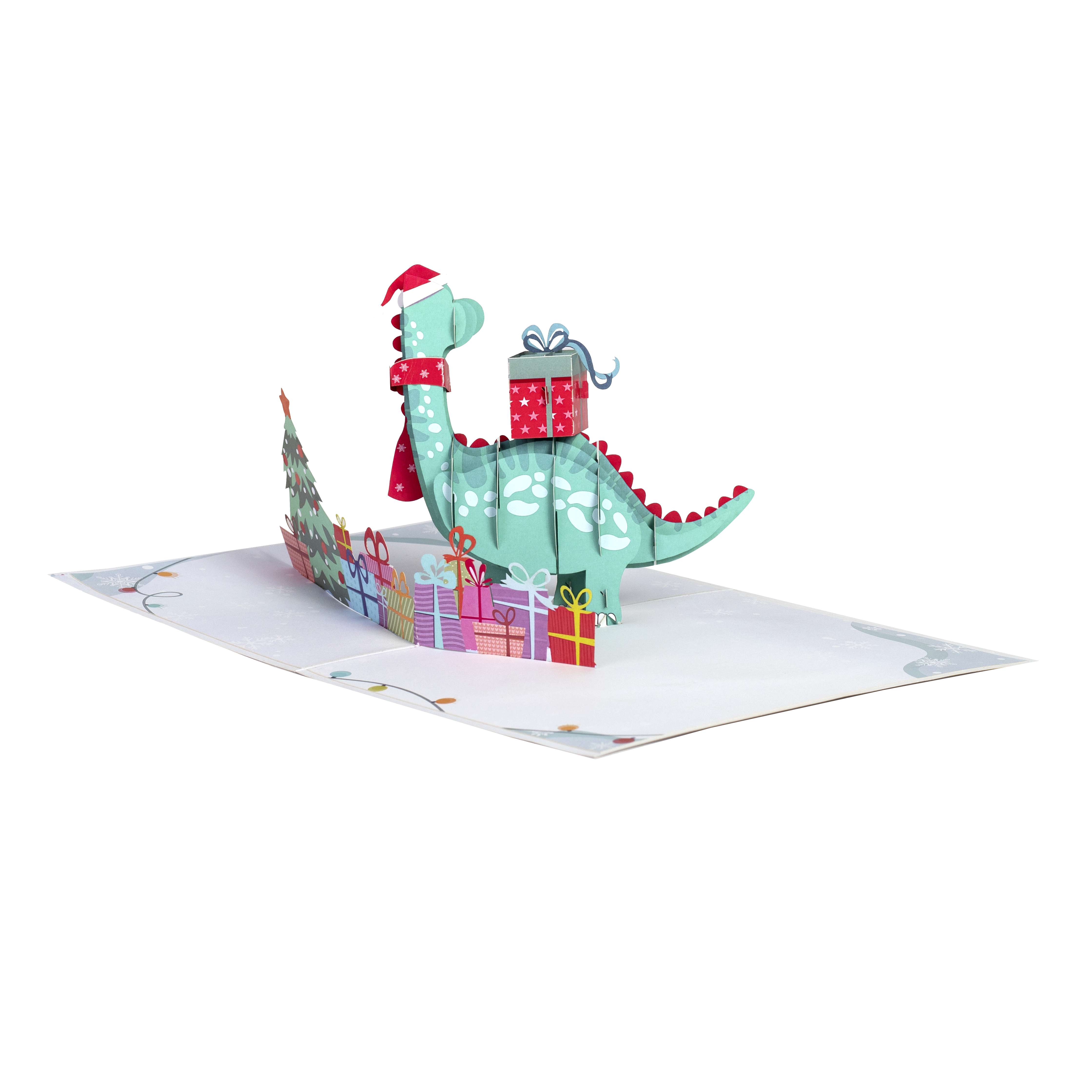 X39- THIỆP NOEL 3D KHỦNG LONG