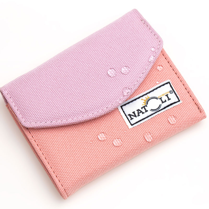 Ví cầm tay nữ mini cute BST The Button Wallet V5 chính hãng NATLOLI nhỏ gọn kháng nước nhiều ngăn cao cấp