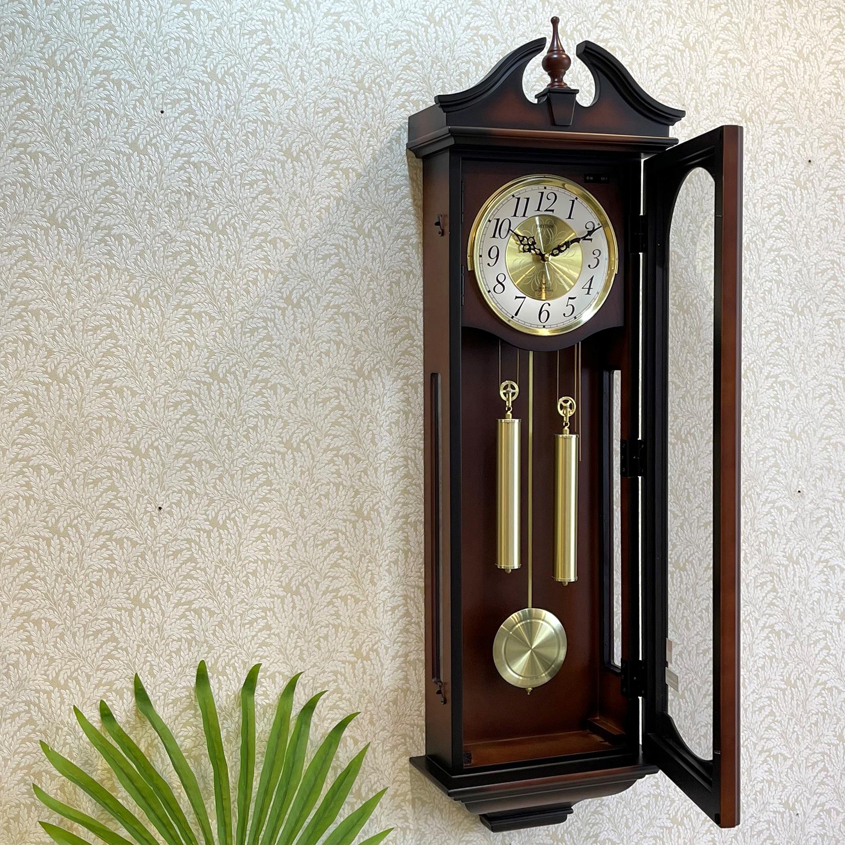 Đồng hồ Rhythm 4MJ742RH06 – KT 29.8 x 99.7 x 14.4cm . Dùng PIN. Made In Japan- Gong.