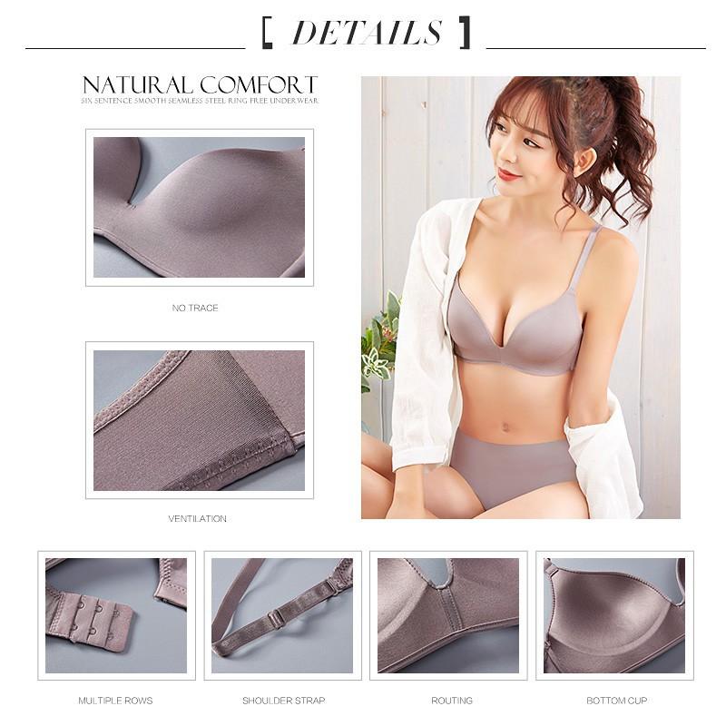 Áo lót nữ ️️ Áo chip su đúc trơn - Áo ngực không gọng xuất Nhật đệm mỏng chống ung thư A/S001