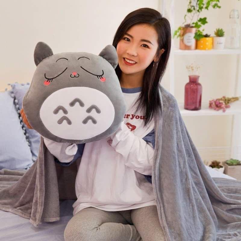 GẤU BÔNG GỐI MỀN TOTORO NHỒI BÔNG 3IN1