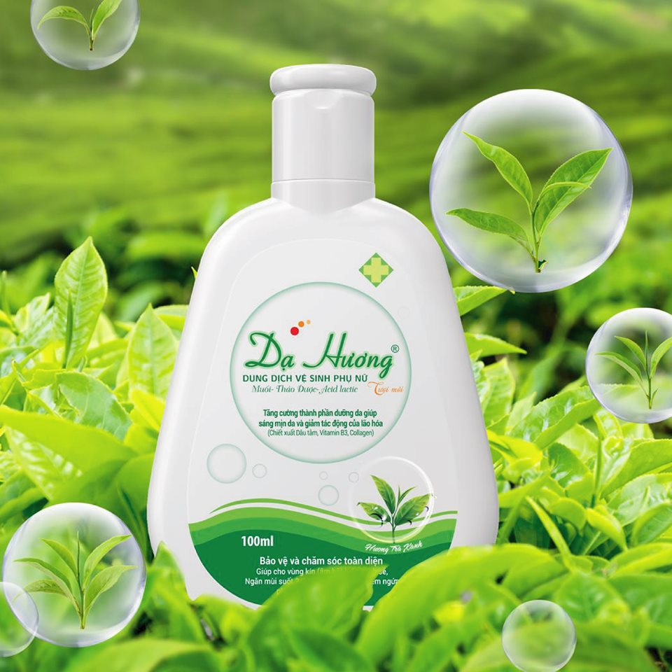 Dung dịch vệ sinh phụ nữ Dạ Hương trà xanh 100ml