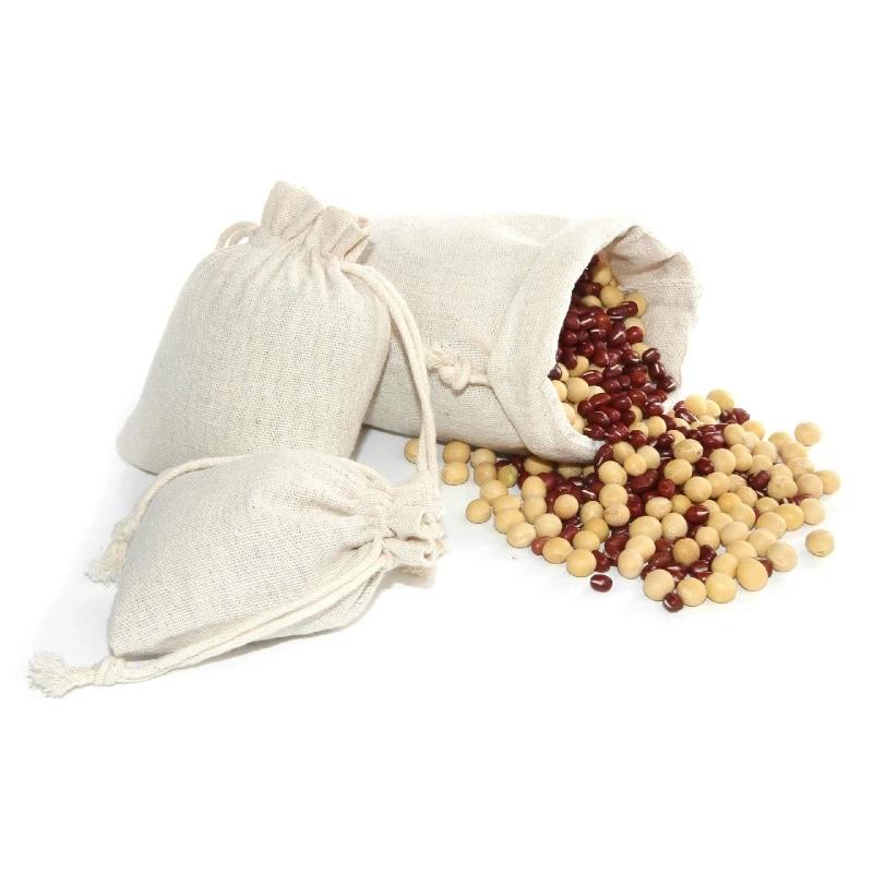 Túi Rút Cotton Đựng Trang Sức Tái Sử Dụng Được Tiện Dụng