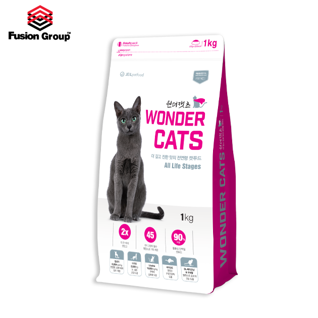 THỨC ĂN HẠT KHÔ CHO MÈO MỌI ĐỘ TUỔI - WONDER CAT 1KG