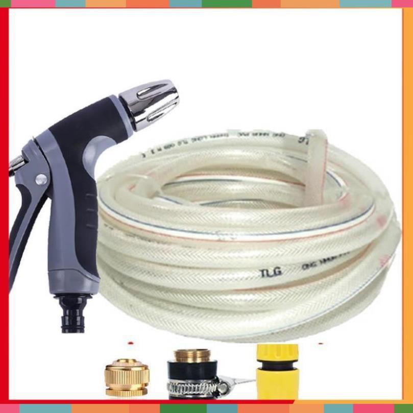 Bộ dây và vòi xịt rửa xe tưới cây tăng áp 20M 206817