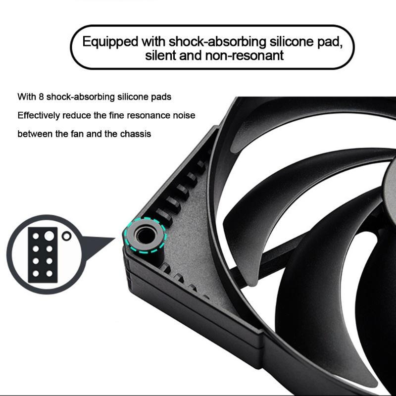 Quạt tản nhiệt CPU 500-1500RPM 12V 4Pin yên tĩnh