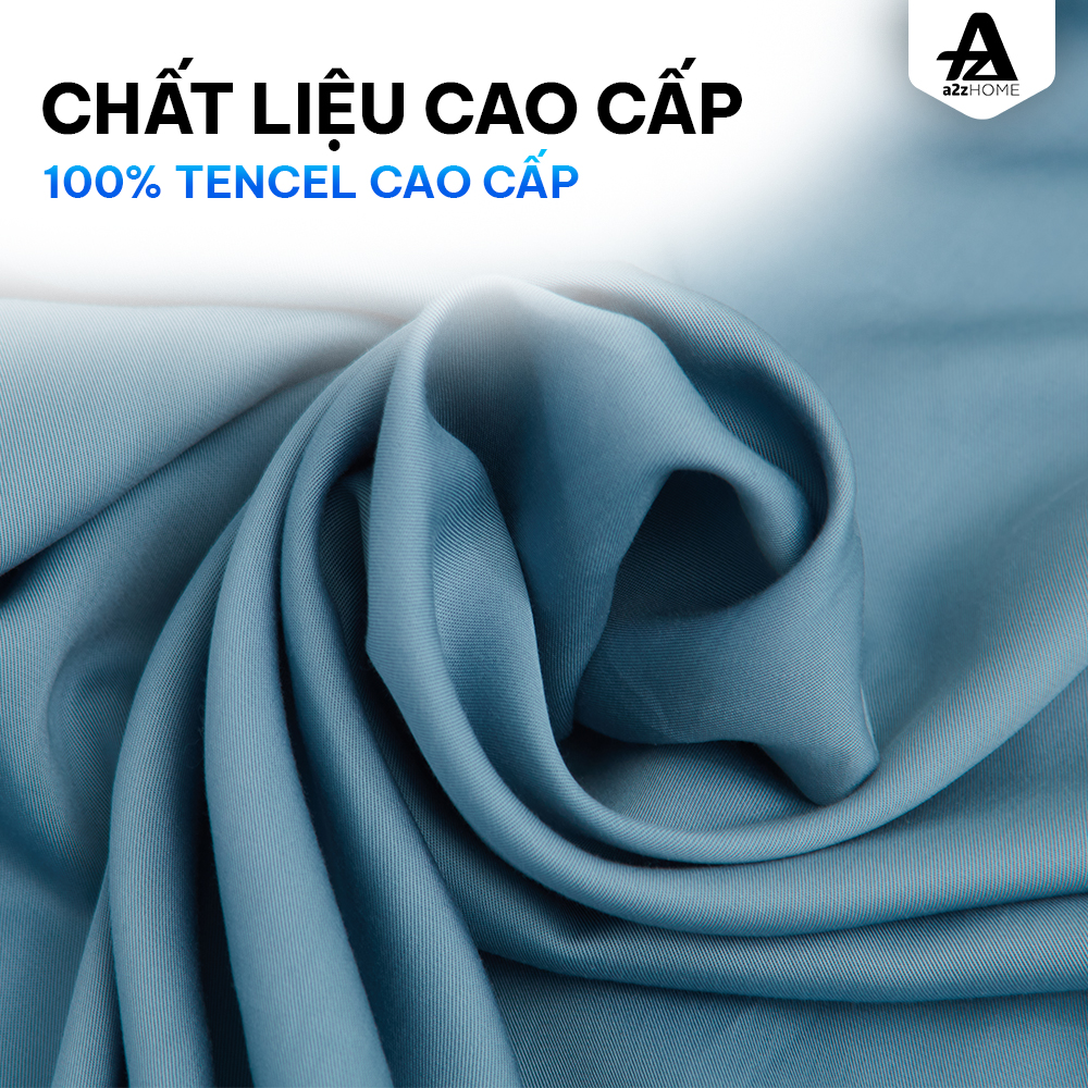 Vỏ Mền Stone Grey Mềm Mại 100% Tencel Cao Cấp A2Z Home