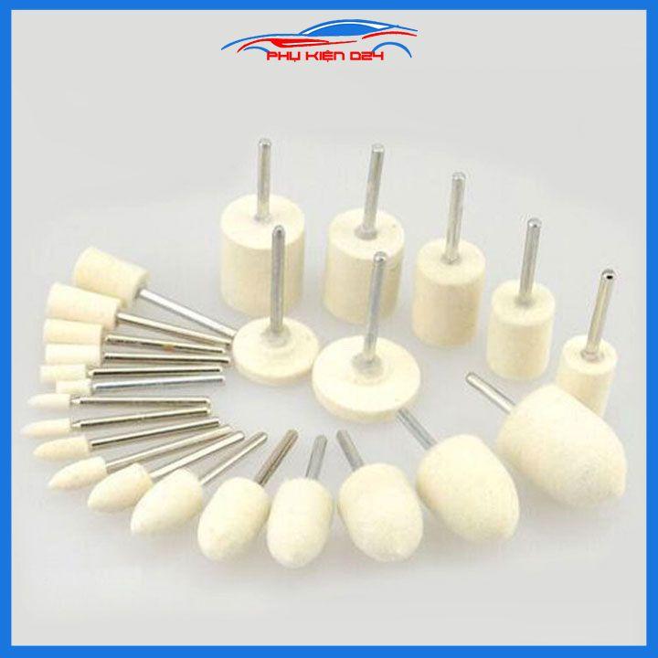 Đầu len đánh bóng kim loại, trang sức chân 6mm hình trụ hình nón đủ kích thước