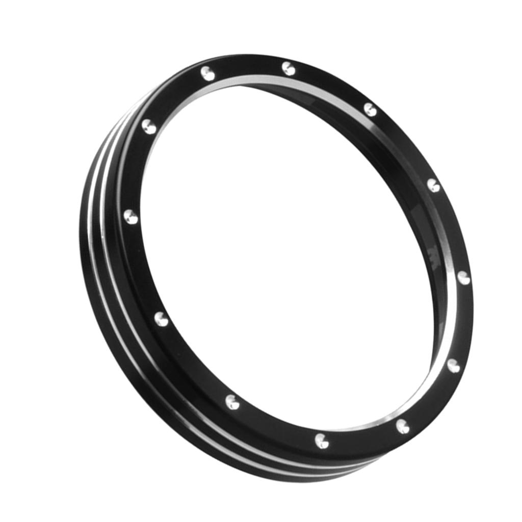 Motorcycle Chrome Speedometer Trim Gauge Bezel Kit For Harley 883 1200 Black