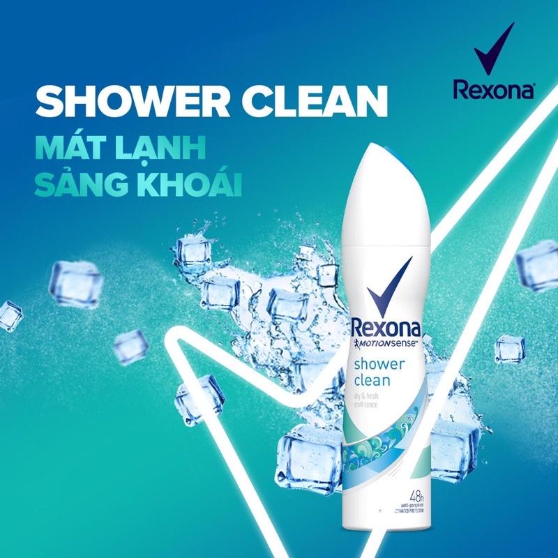 Xịt khử mùi Rexona khô thoáng mát lạnh sảng khoái dành cho nữ - Chai 150ml