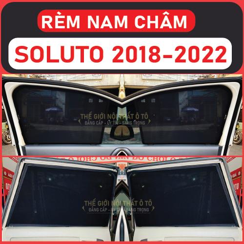 Rèm che nắng nam châm Xe Kia Soluto Bộ 4 tấm chắn nắng chuẩn form xe, nam châm hút mạnh