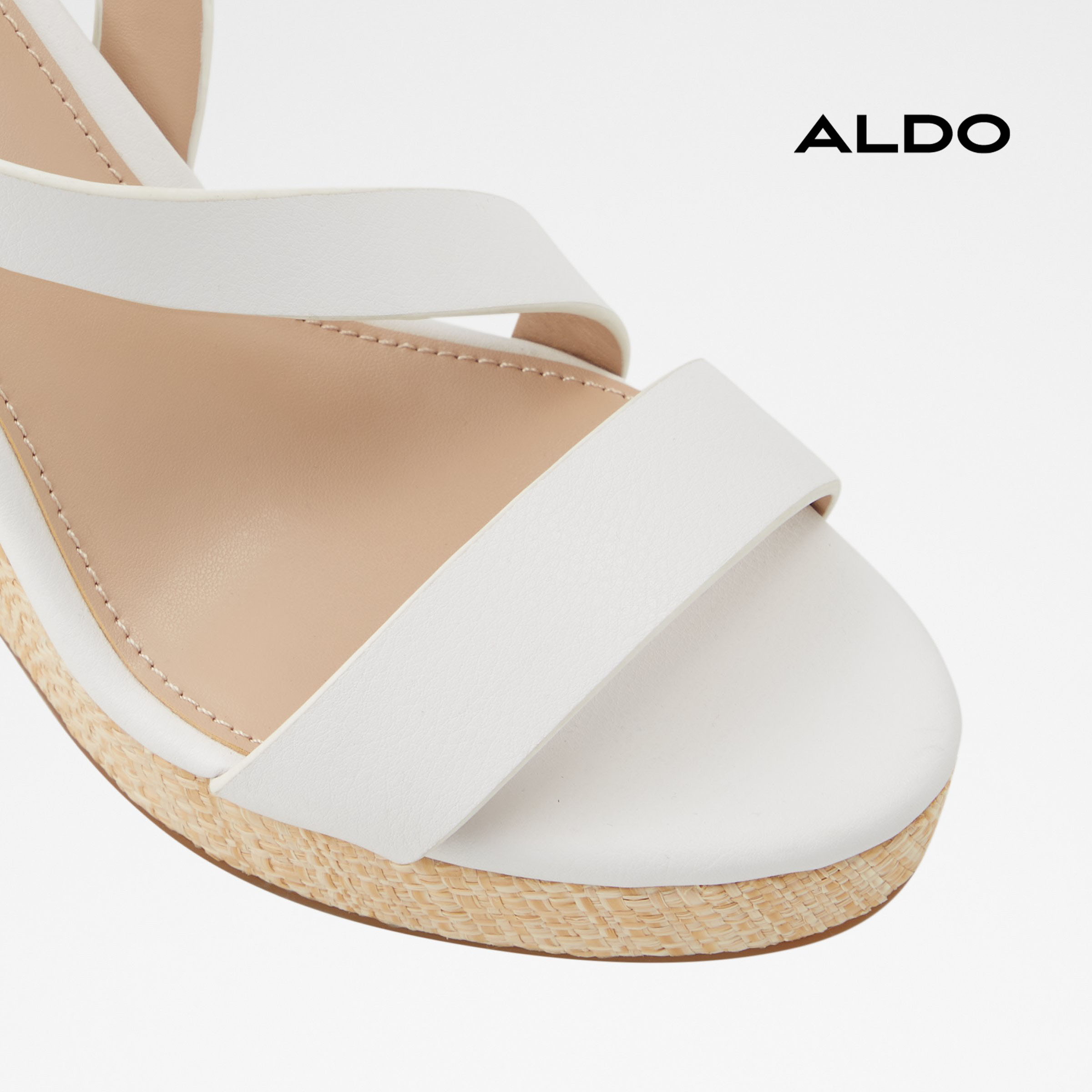 Giày đế xuồng nữ ALDO ETIRAVEN100 - White - Size