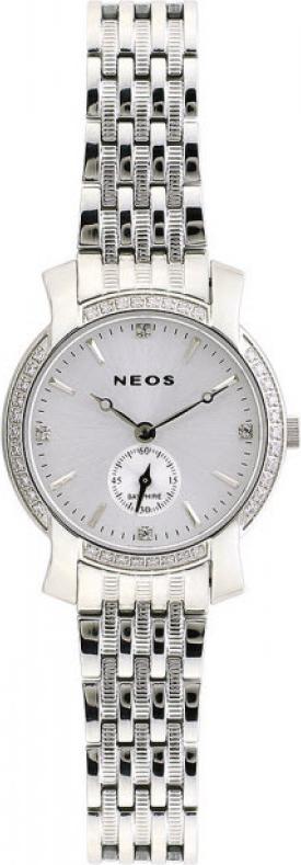 Đồng hồ Neos N-30894L nữ dây thép bạc
