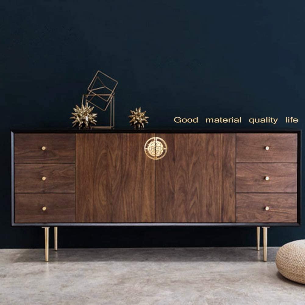 1 Vàng Phong Cách Vintage Bằng Đồng Tay Cầm Kéo Cho Tủ Tủ Quần Áo Ngăn Kéo Cửa-Hình Tròn Cổ Kéo Núm