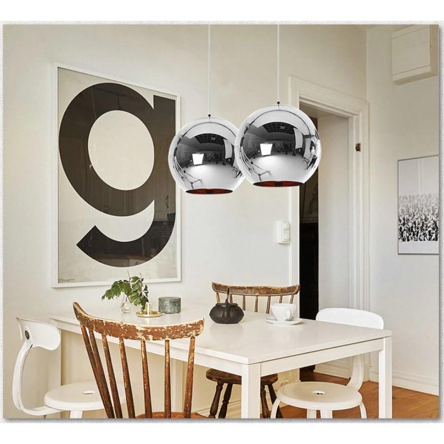 Đèn thả trang trí 3D, chao đèn thả thủy tinh, đèn decor TH688 + Tặng bóng đèn led