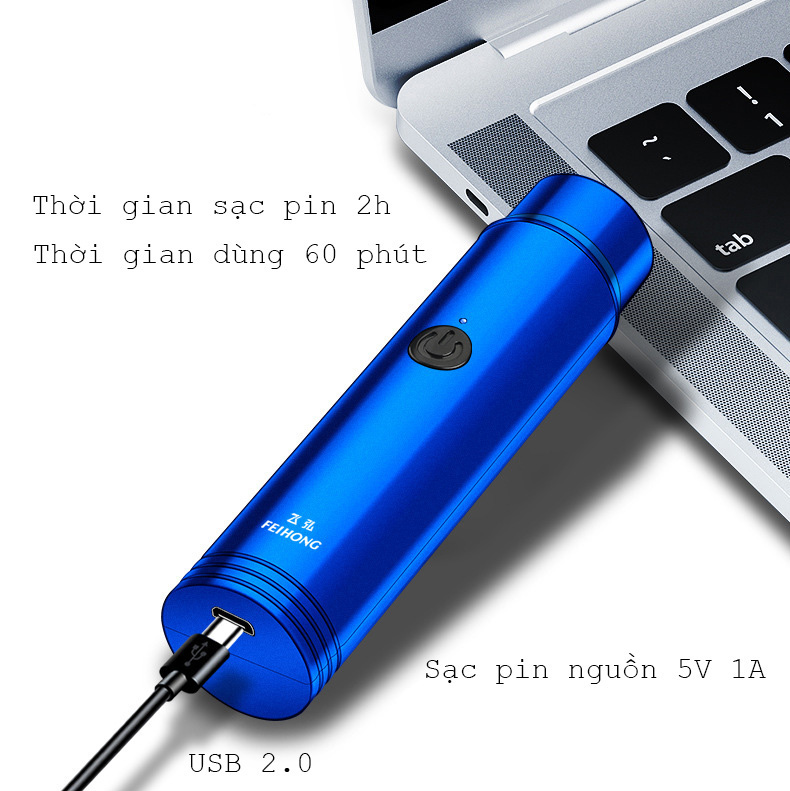 Máy Cạo Râu Điện Du Lịch Mini Đa Năng,Dùng Cho Cả Nam và Nữ Cạo Cơ Thể Mặt Sạc USB [ Màu Ngẫu Nhiên ]