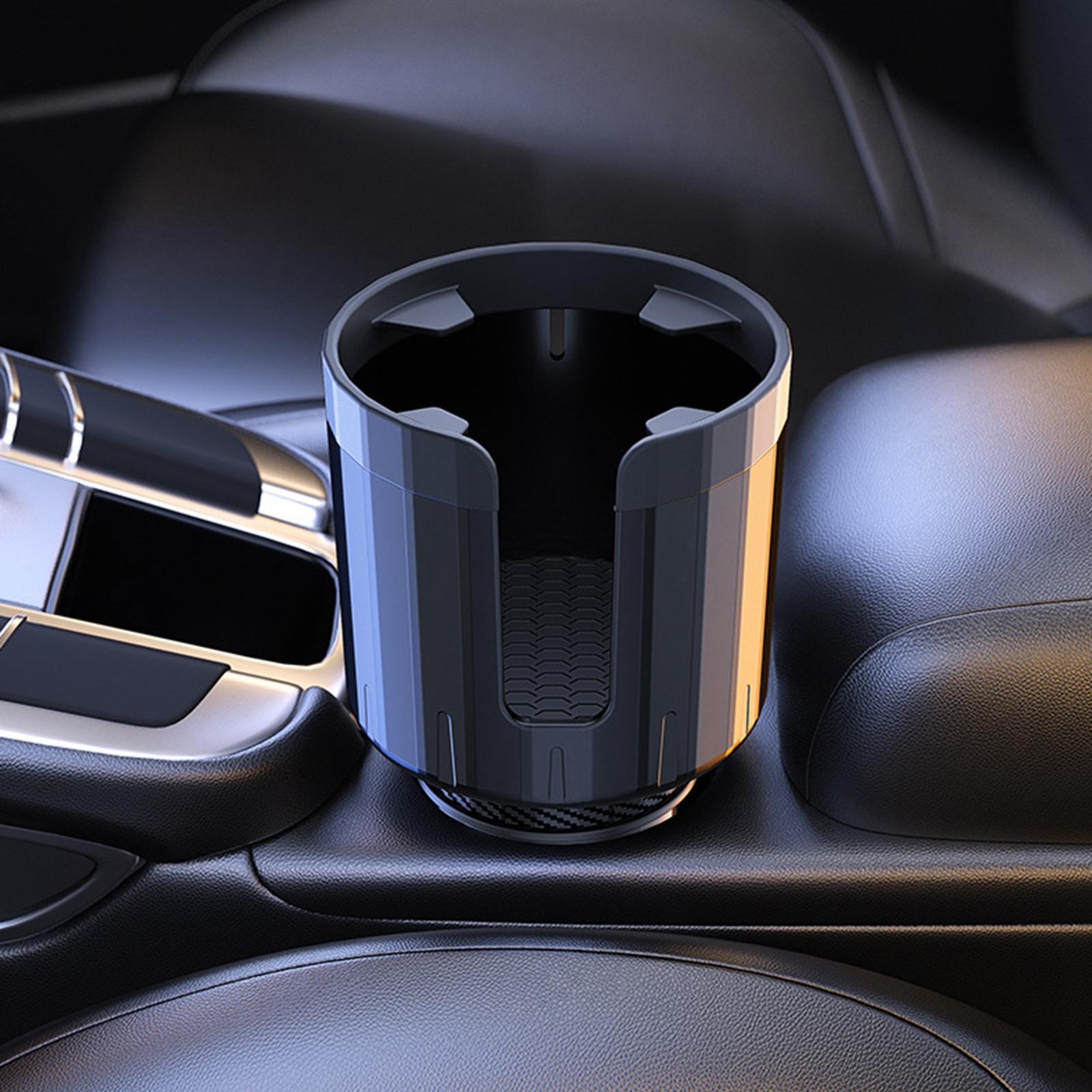 Car Cup Holder Expander ,Adjustable Base Rotatable Accessory Organizer Expandable Car Drink Holder Expander for Automobile Bottles Mugs