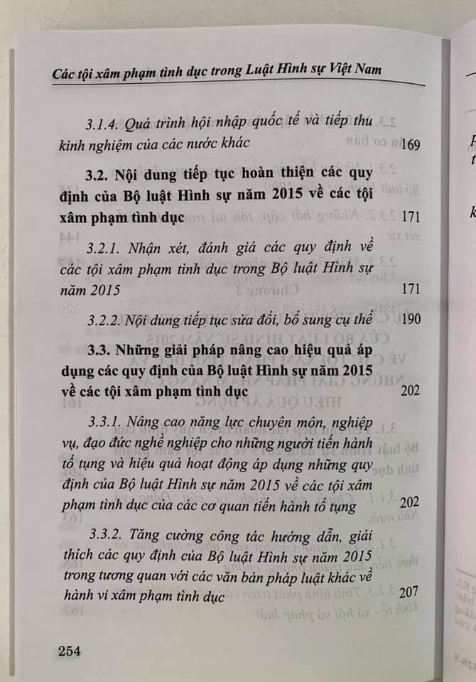 Các tội x phạm tình dục trong luật hình sự Việt Nam