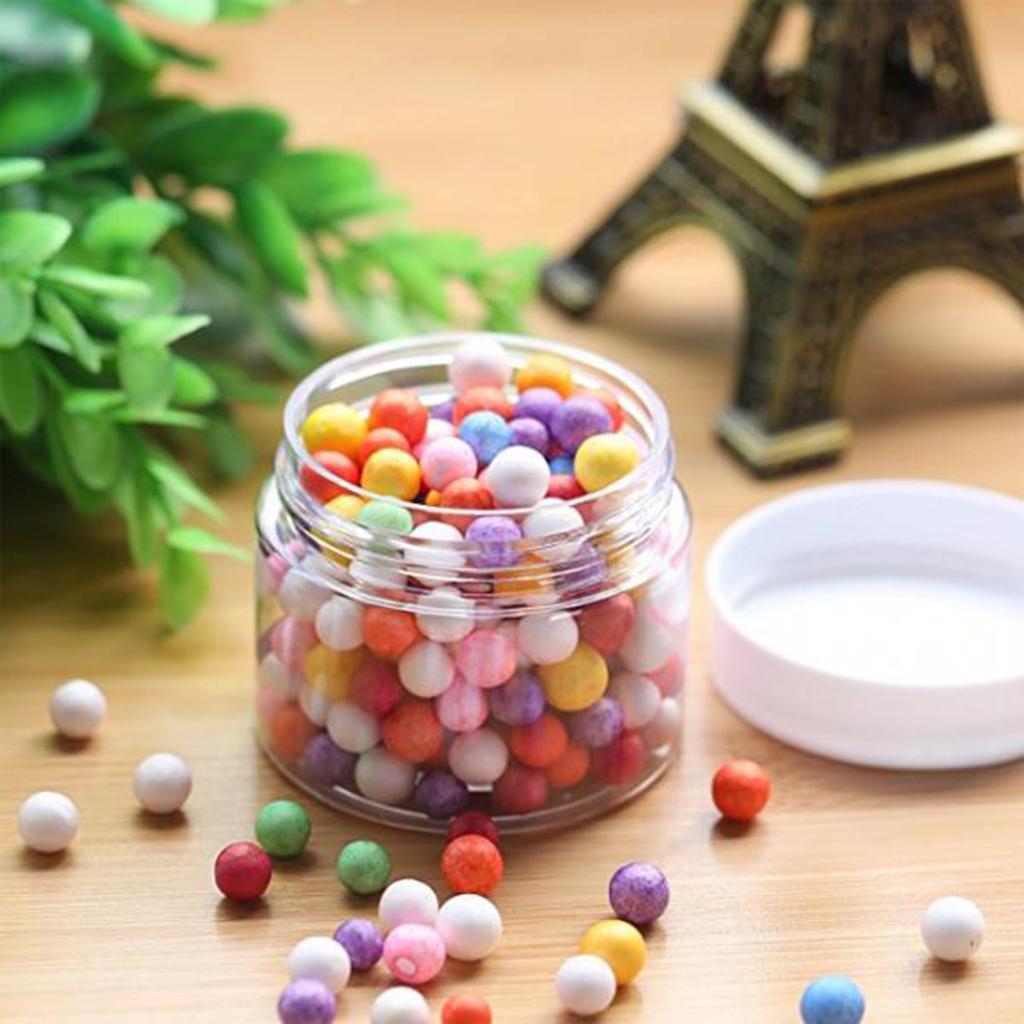 4X 2 Set Jewelry Jar Box Small Pill Screw Top Beads Storage Container Stackable