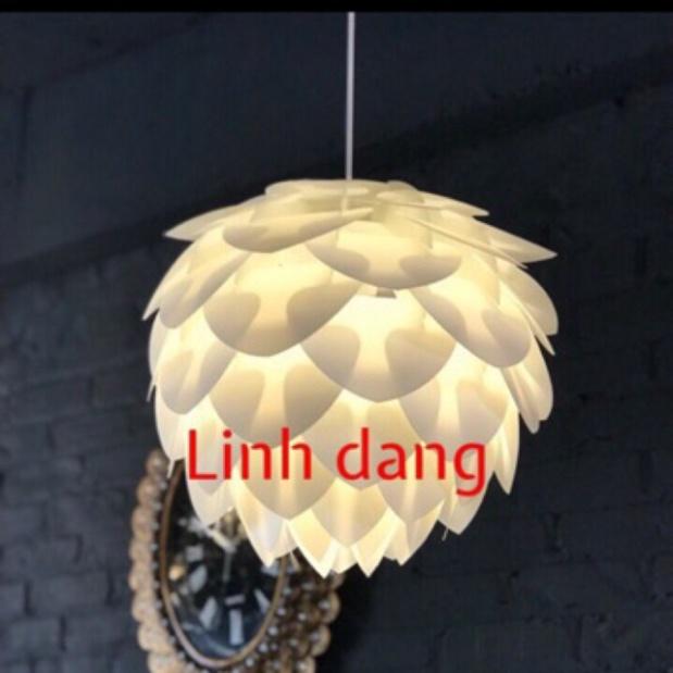 Đèn thả hoa sen trắng DT