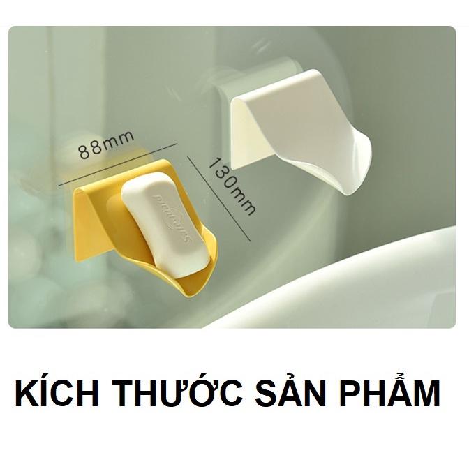 Kệ xà phòng dán tường kiểu Nhật Khay xà phòng dán tường nhựa PP siêu bền