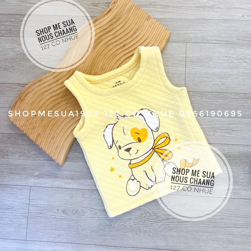 BAPBI Gile nỉ trần bông và gile nỉ cho bé( hình ảnh shop tự quay tự chụp)