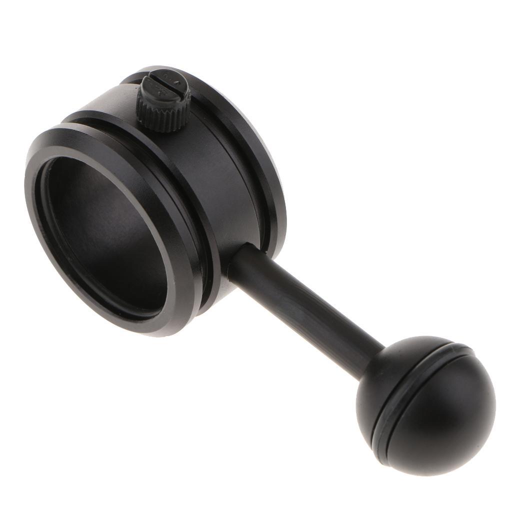 Ball Mount Multifunction Clamp for Diving Underwater Photography Torch Black