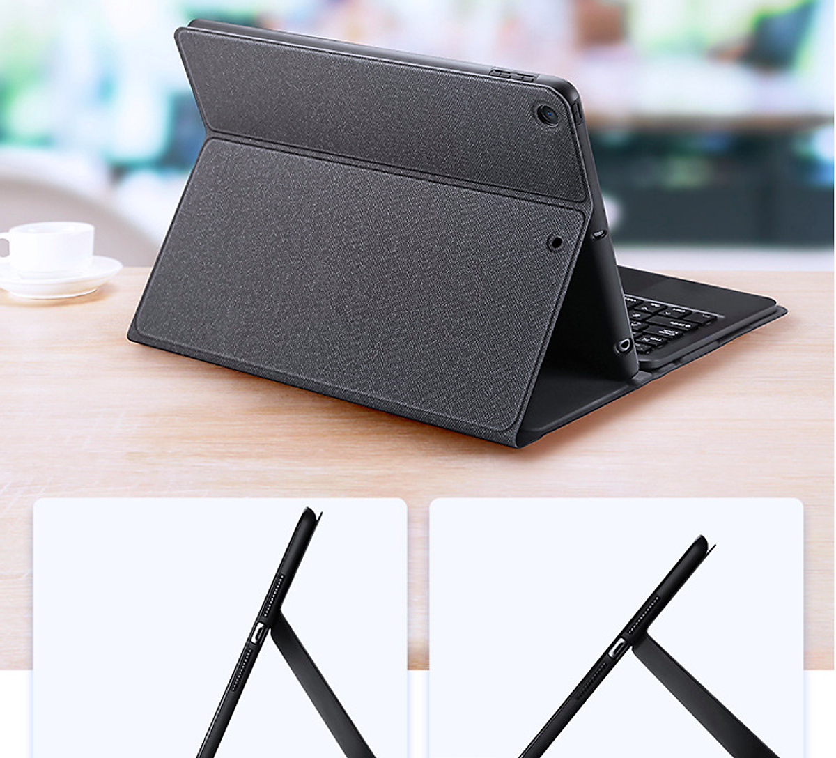 Bao da bàn phím Dux Ducis có TrackPad dành cho iPad 10.2 , iPad Air3 10.5 , iPad Pro 10.5 - Hàng nhập khẩu