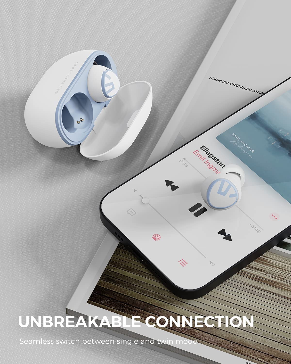 Tai Nghe TrueWirless Earbuds SoundPeats Mini - Hàng chính hãng