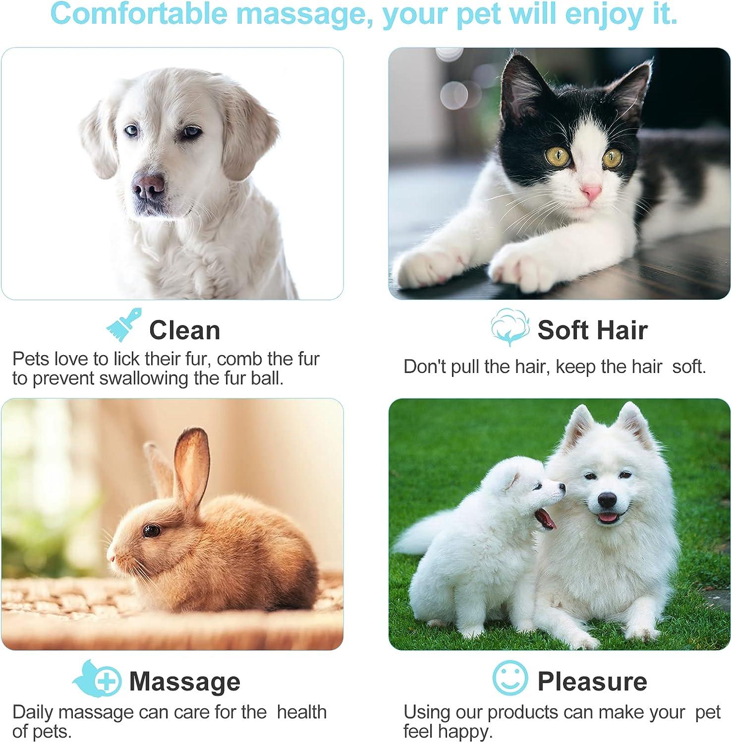 Lược Chải Lông Cho Chó Mèo Lược Chải Lông Dài Và Ngắn Cho Chó Mèo-Xanh Dương