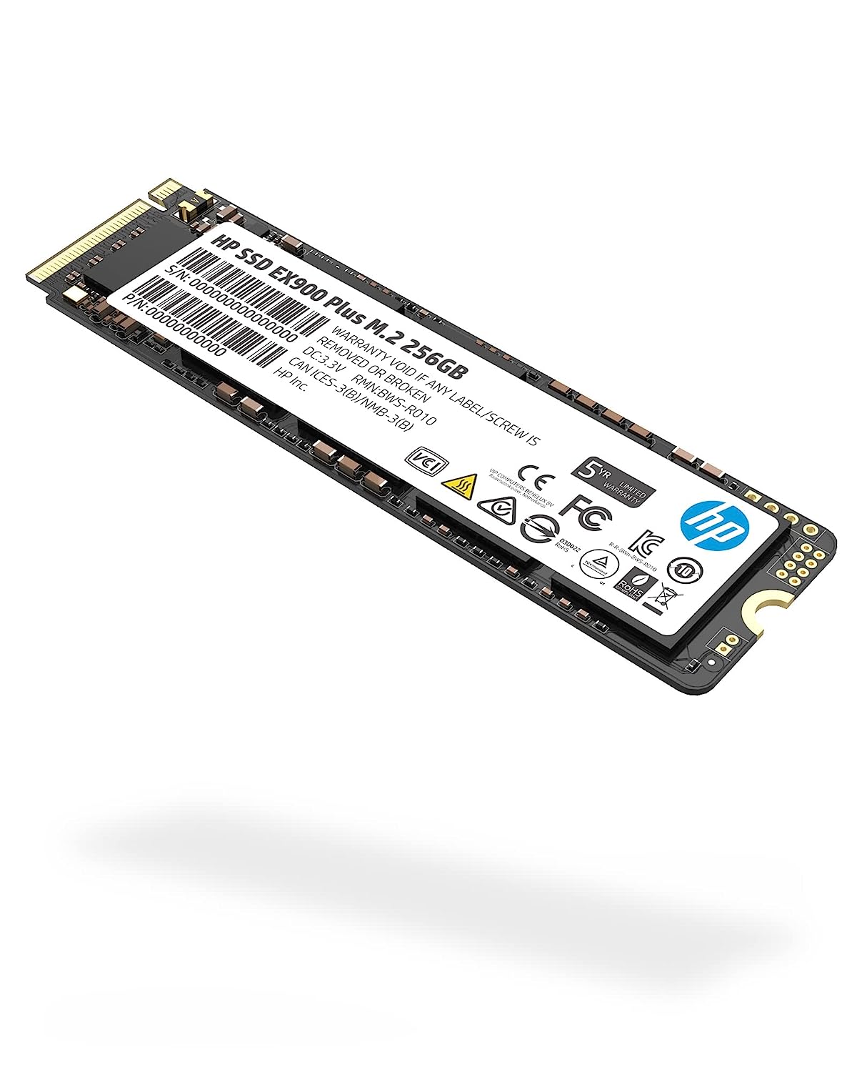 Ổ cứng SSD hiệu HP Model EX900 Plus M.2 NVMe 256GB - Hàng Chính Hãng