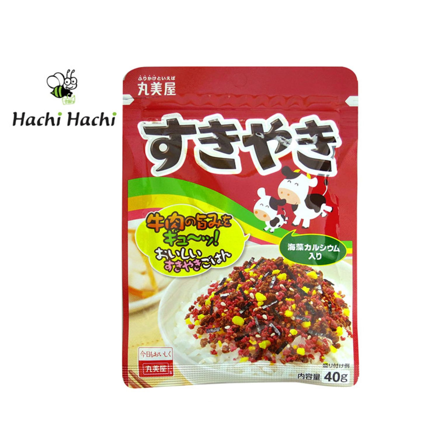 Gia vị rắc cơm thịt bò Sukiyaki Marumiya 40g
