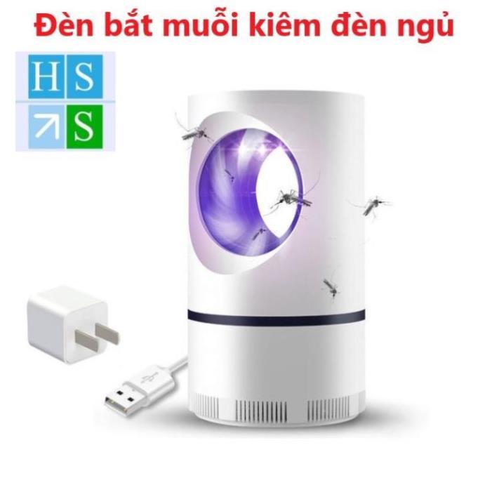 Đèn bắt muỗi thông minh thế hệ mới MOSQUITO , Đèn diệt côn trùng kiêm đèn ngủ , cắm cổng USB tiện lợi , tiết kiểm điện