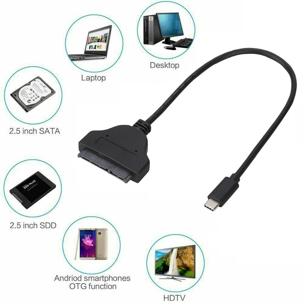 Cáp chuyển đổi USB Type-C to Sata Cao Cấp