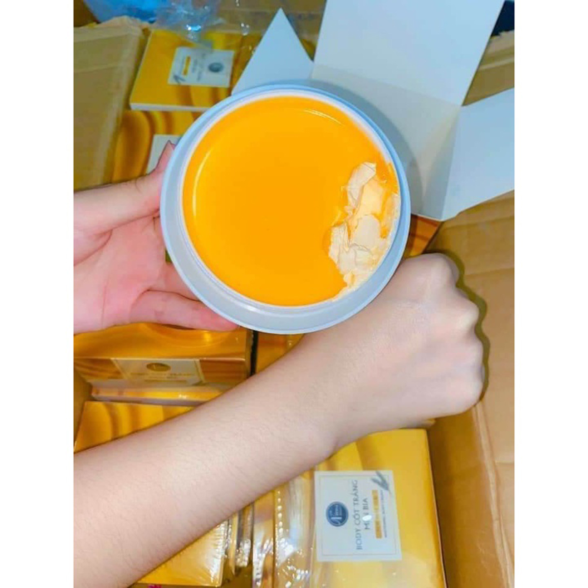 Body Cốt Ủ Trắng Men Bia Nicos 150gram Chính Hãng 100%
