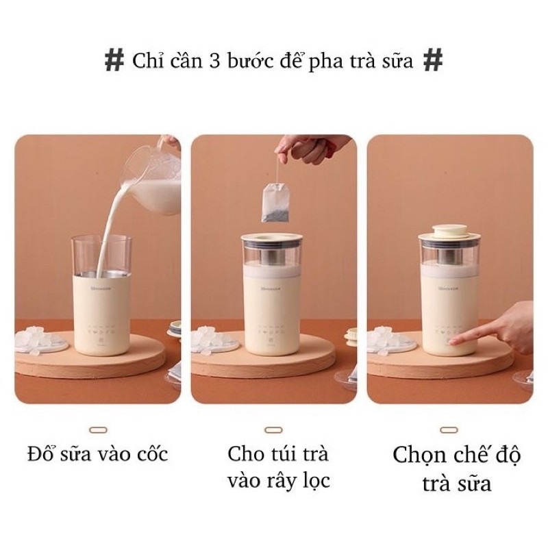 Máy Làm Trà Sữa Mokkom Mini Đa Năng - hàng chính hãng