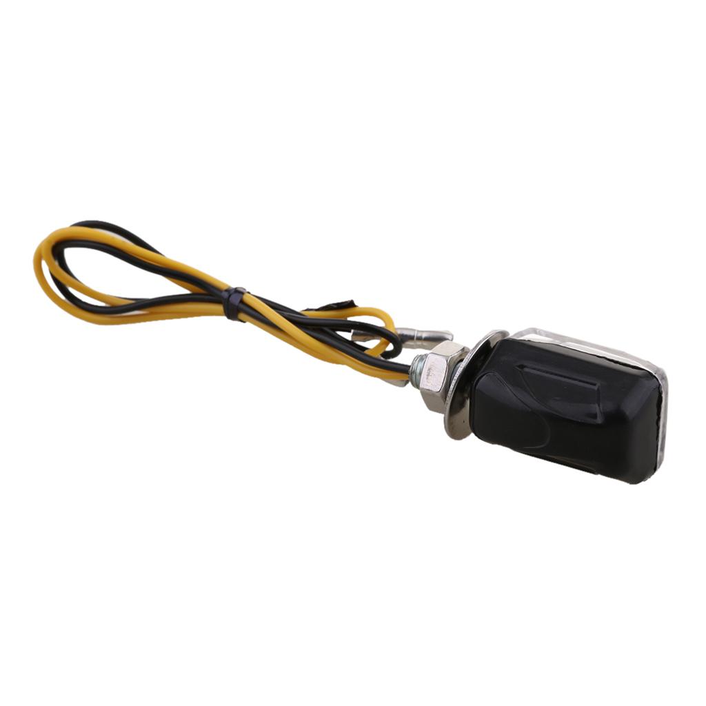 2PCS 12V Motorcycle 6 LED Mini Turn Signal Light Blinker Indicator Flash Lamp Amber Universal