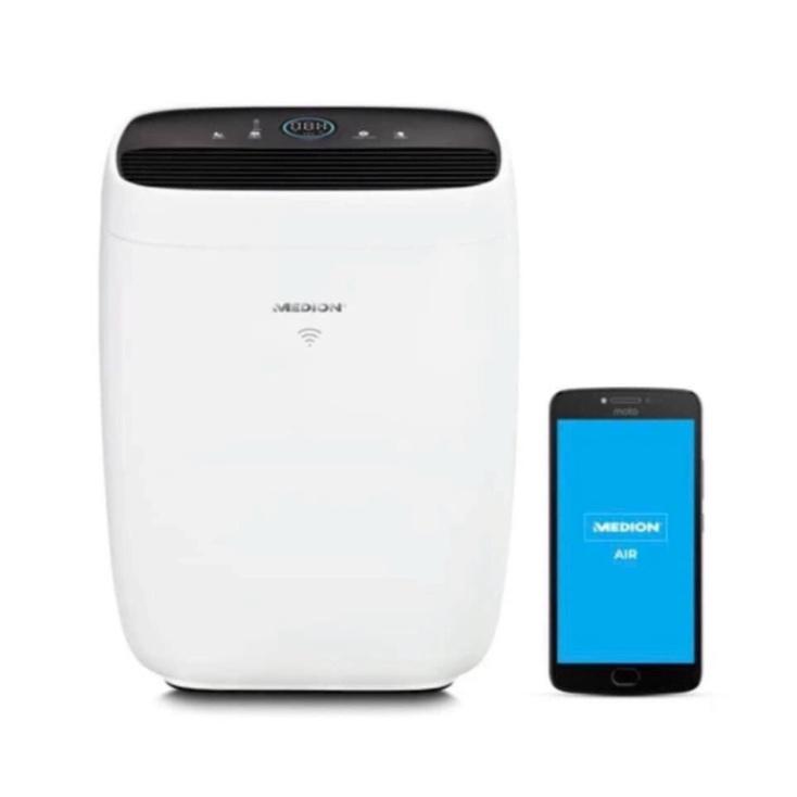 Máy Lọc Không Khí MEDION MD10444 Cho Phòng 60m2 Loại Bỏ 99% Bi Khuẩn, Bụi Mịn, Nhập Đức, BH 12 Tháng, Cho Phòng 60m2