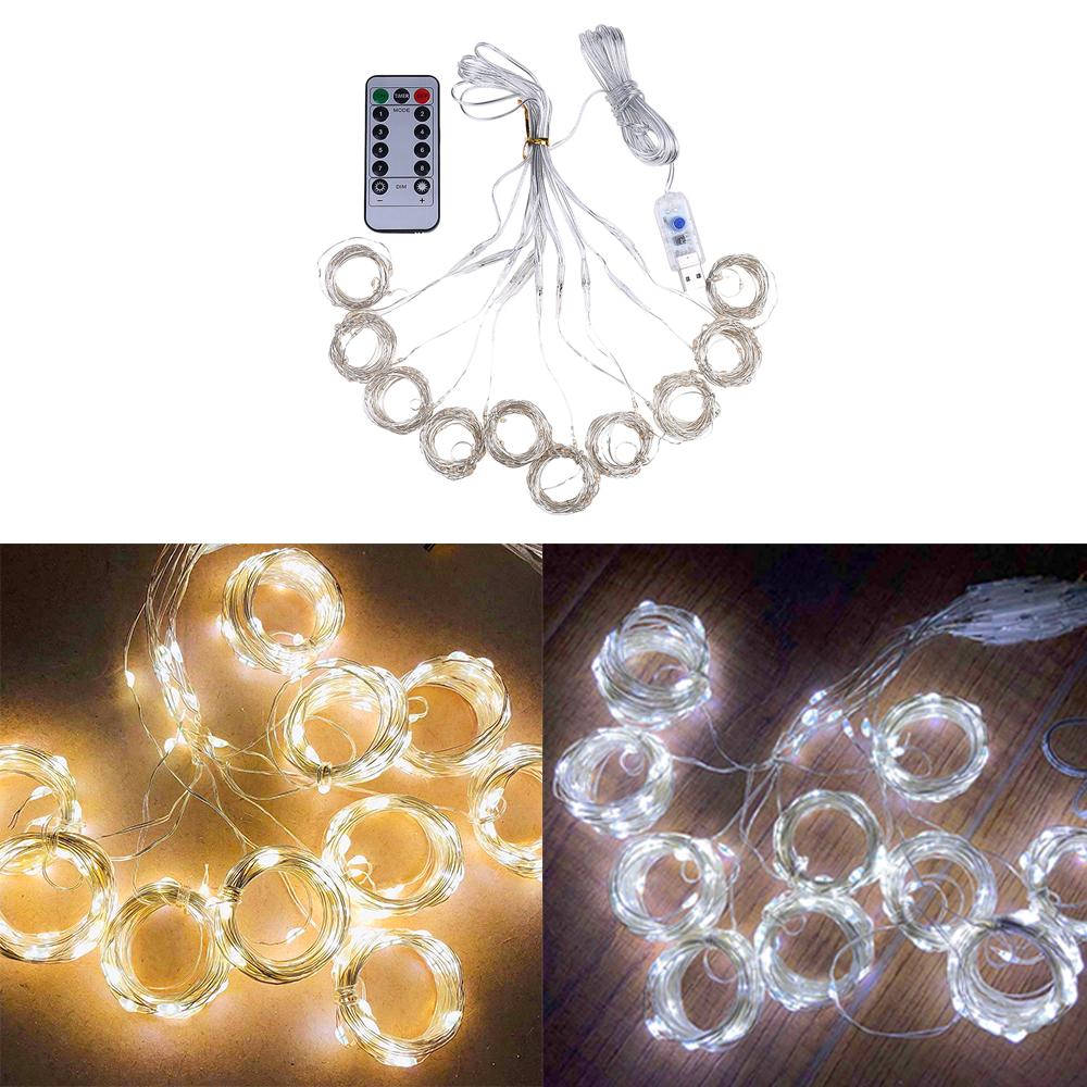 Rèm Tiệc Cưới 200LED Fairy Light USB String Light